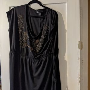 Lane Bryant belted dress